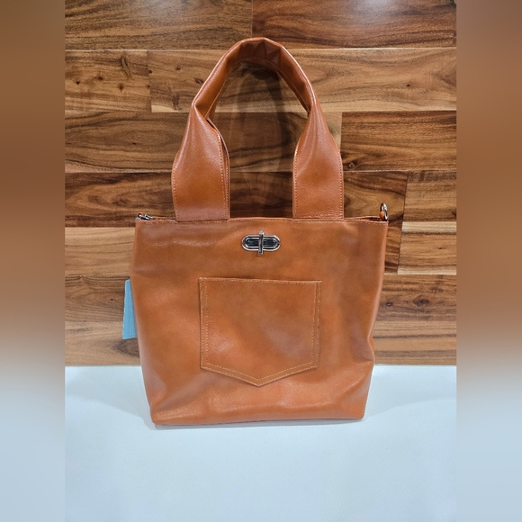 TIFFANY & FRED Paris Bag Tote Caramel color genuine Leather NEW - Picture 3 of 17